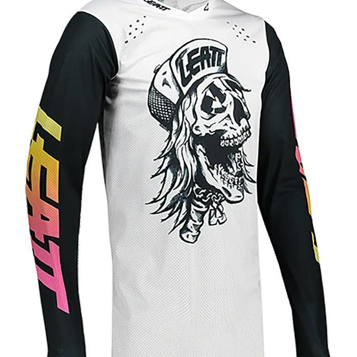 Мотоджерси Leatt Moto 4.5 Lite Jersey Skull White
