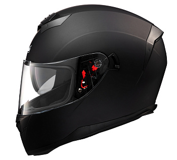 Шлем дорожный SHOCK M3 MATT BLACK