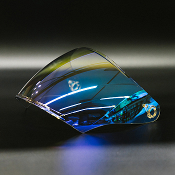 Визор для открытого дорожного мотошлема SHOCK R2 Синий